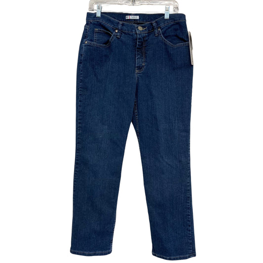 Jeans Boot Cut By Lee In Blue Denim, Size:12P