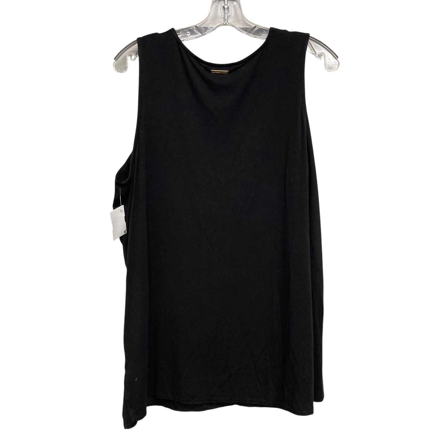Top Sleeveless Designer By Michael Kors Collection In Black, Size:Xl