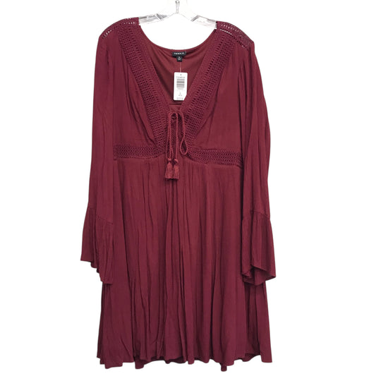 Dress Casual Short By Torrid In Maroon, Size:2X