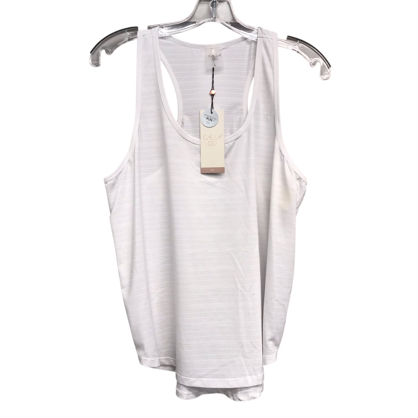 Athletic Tank Top By Calia In White, Size:L