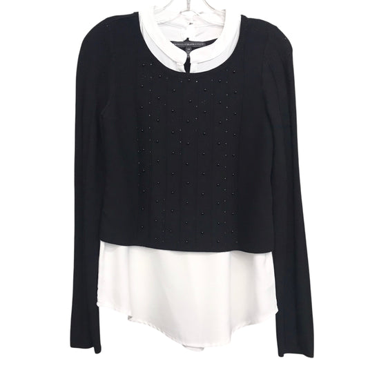 Top Ls By White House Black Market In Black & White, Size:Xs