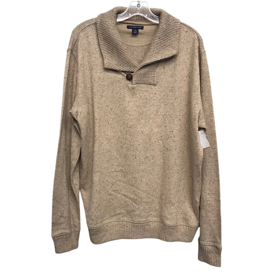 Sweater By Lands End In Tan, Size:L