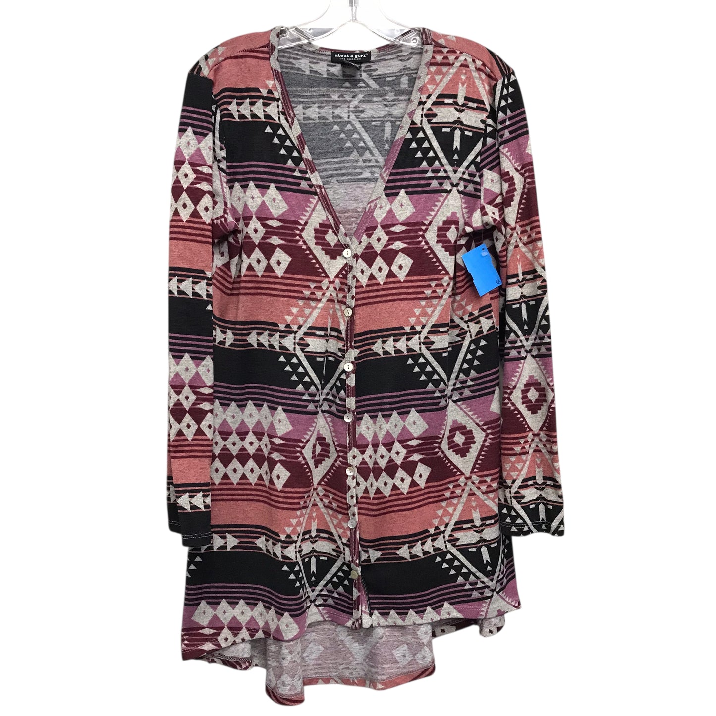 Sweater Cardigan By About A Girl In Multi, Size:L