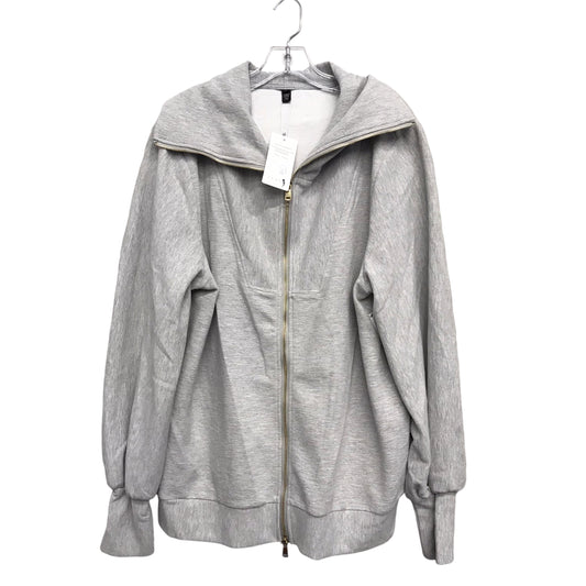 Athletic Jacket By EFAN In Grey, Size:L