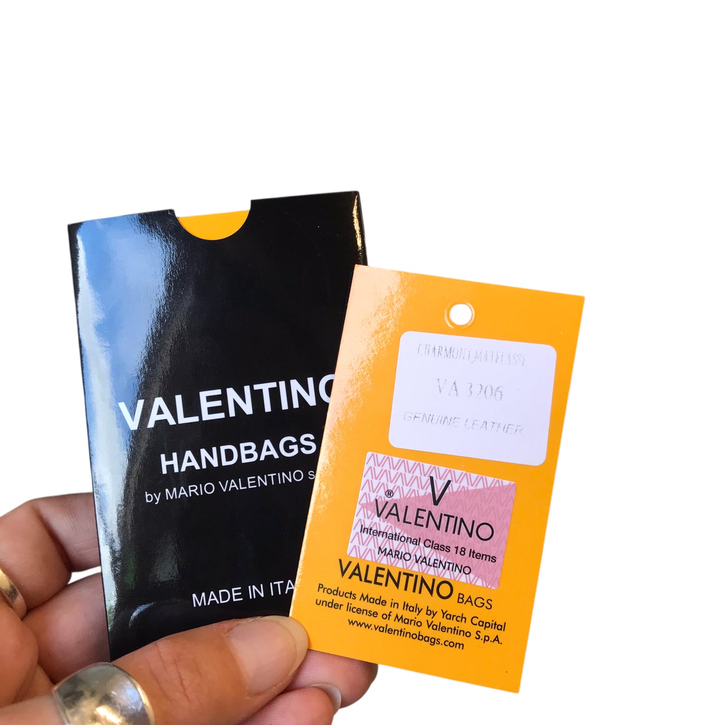 Handbag Designer By Valentino-Mario In Grey, Size:Large