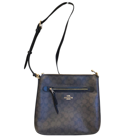 Crossbody Designer By Coach In Brown, Size:Medium