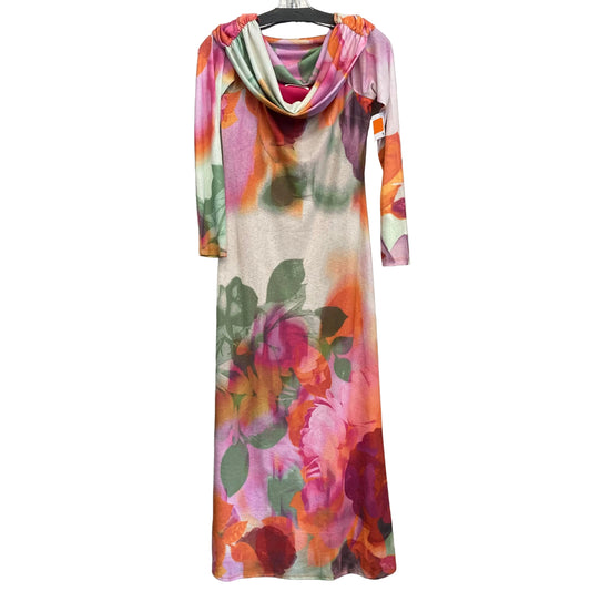 Dress Casual Maxi By Intempo In Tropical Print, Size:M