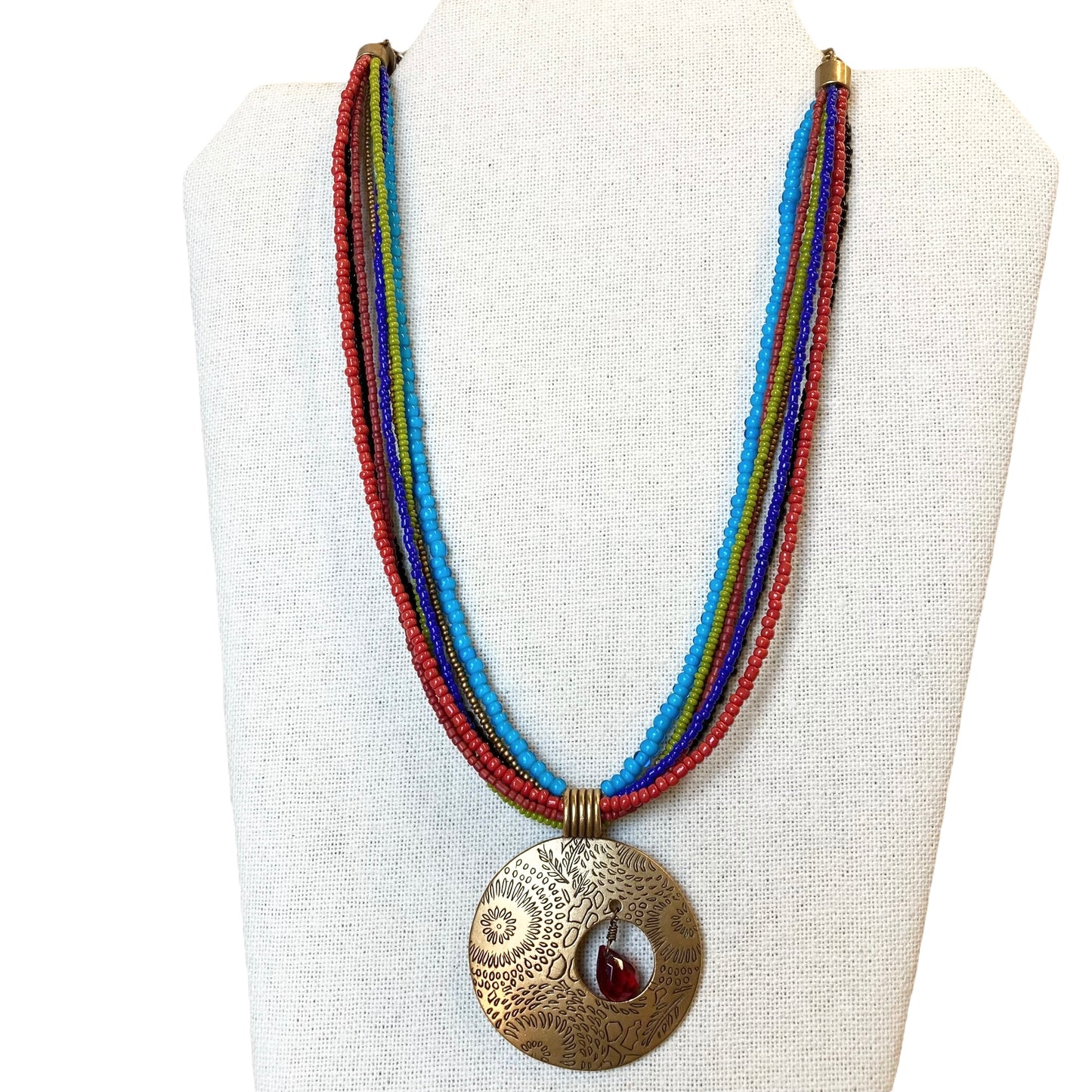 Necklace Statement By Chicos In Multi
