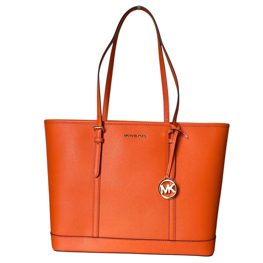 Tote Designer By Michael Kors In Orange, Size:Large