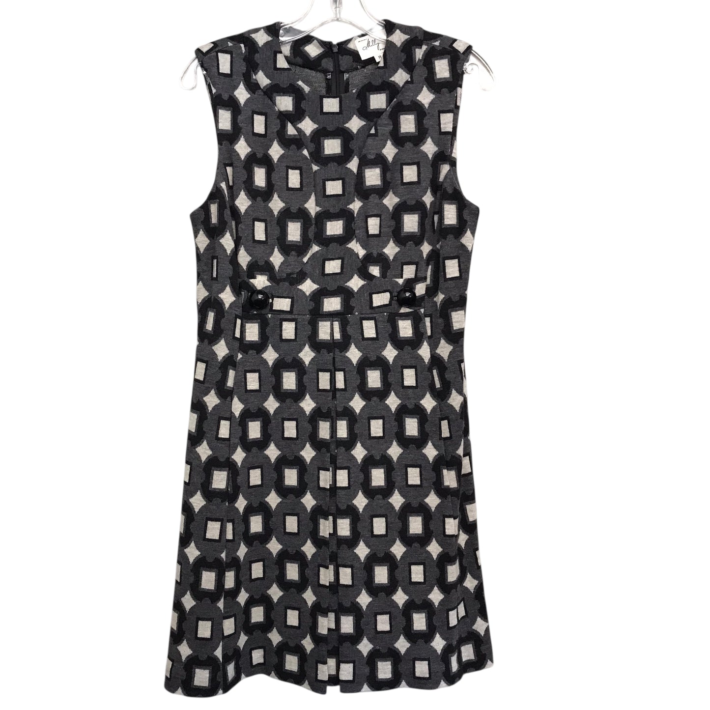 Dress Designer By Milly In Black & Grey, Size:M