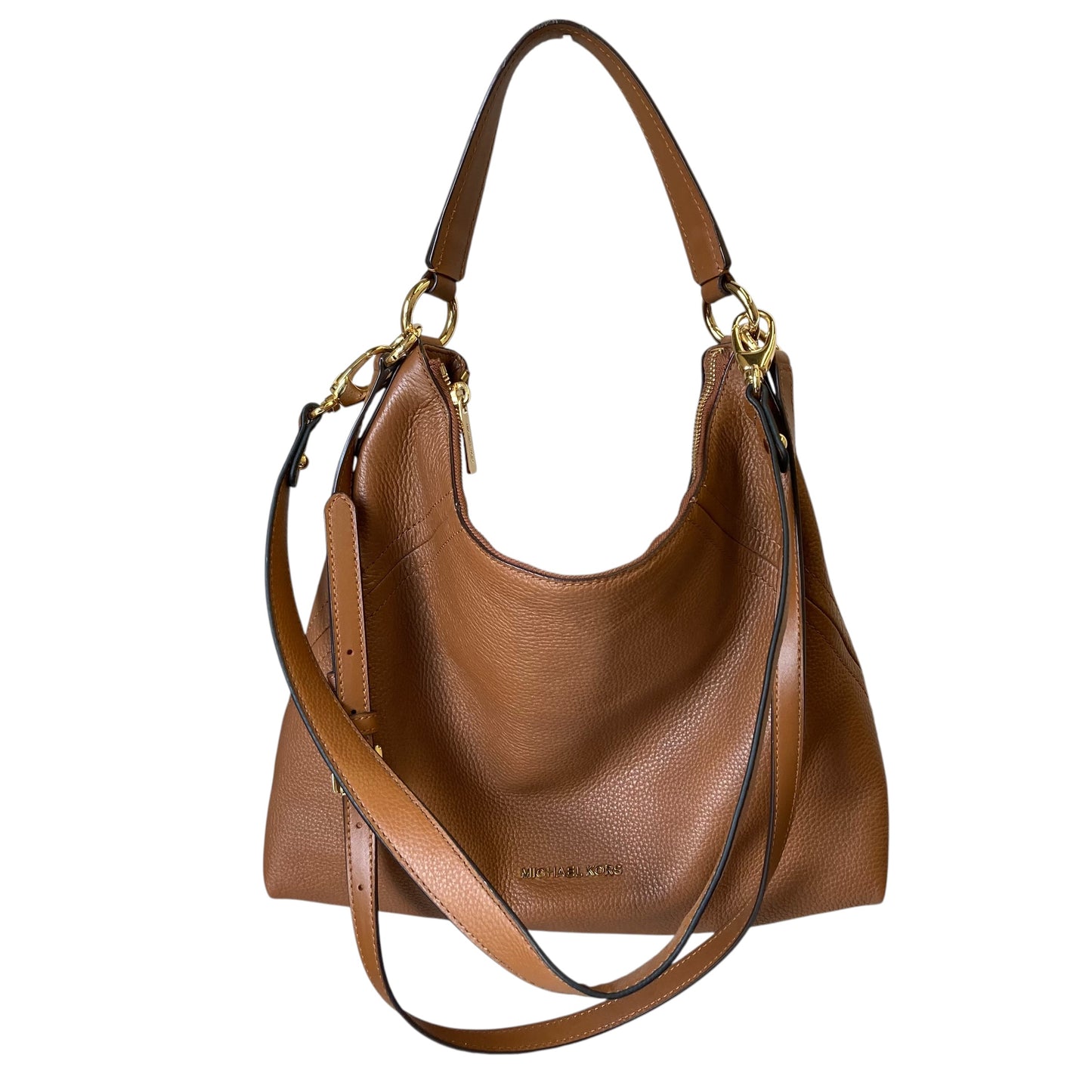 Handbag Designer By Michael Kors In Brown, Size:Medium