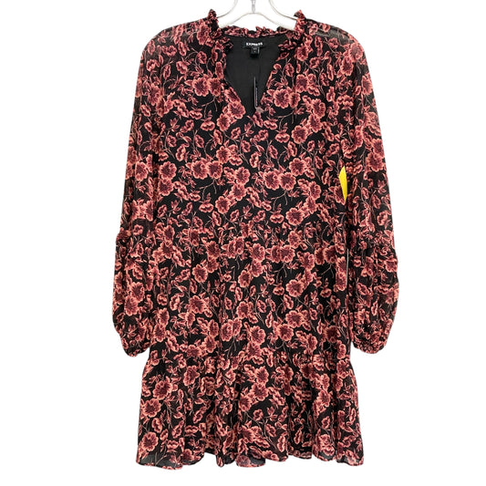 Dress Casual Short By Express In Floral Print, Size:S