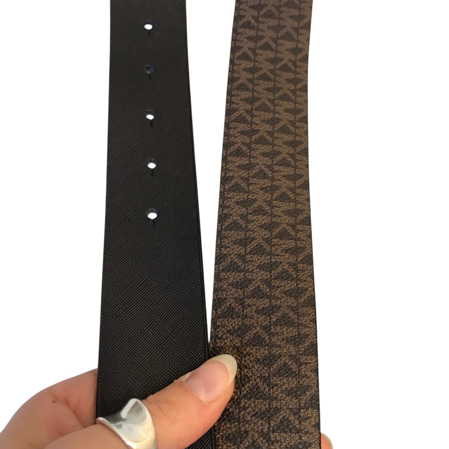 Belt Designer By Michael Kors In Brown