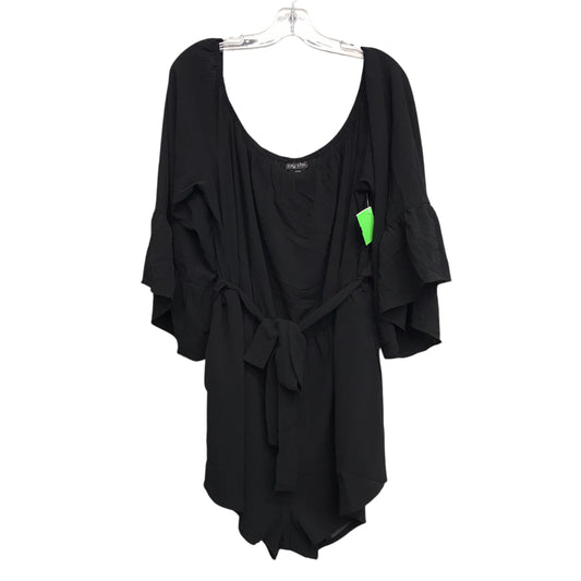 Romper By City Chic In Black, Size:1X
