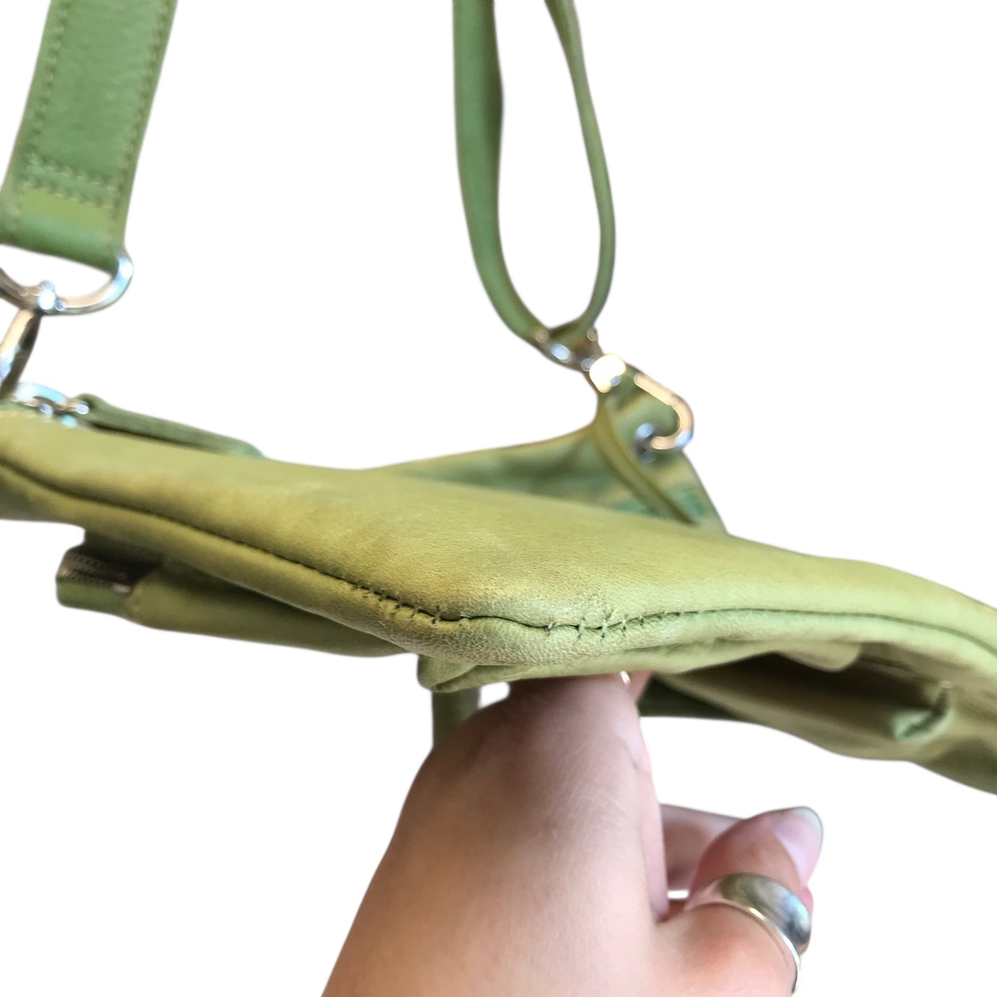 Crossbody By Fossil In Green, Size:Medium