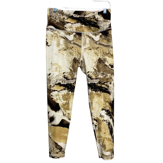 Athletic Capris By Calia In Brown & Tan, Size:L