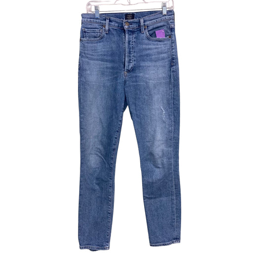 Jeans Straight By Citizens Of Humanity In Blue Denim, Size:6