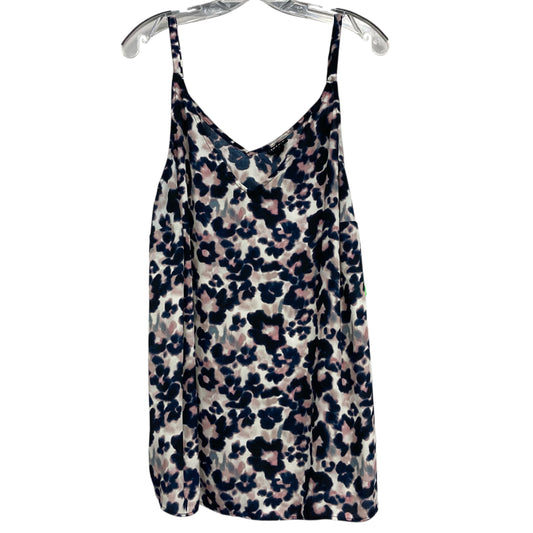 Top Sleeveless By Torrid In Navy, Cream & Pink, Size:2X