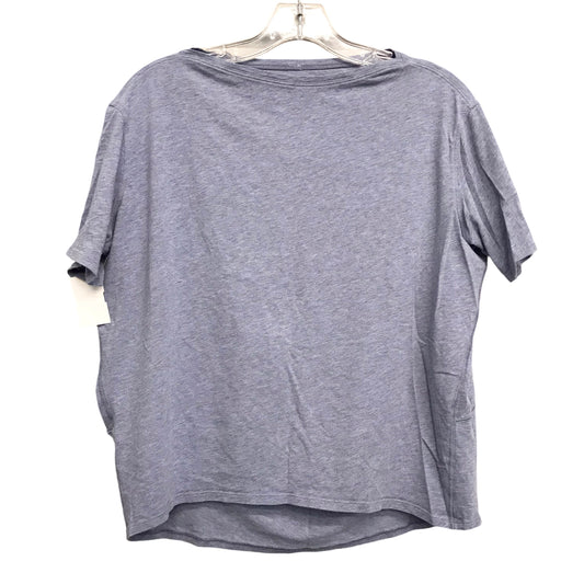 Athletic Top Ss By Lululemon In Blue, Size:S