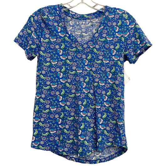 Top Ss By Loft In Blue, Size:Xs
