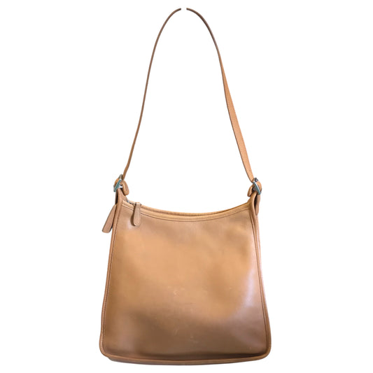 Crossbody Designer By Coach In Tan, Size:Small