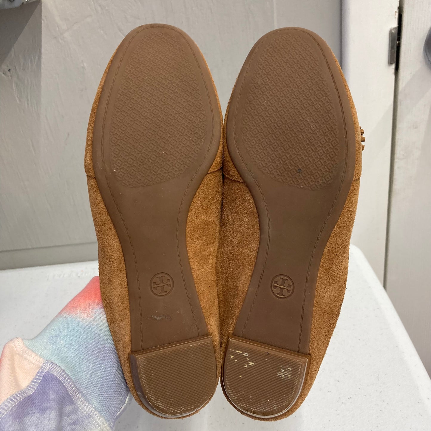 Shoes Designer By Tory Burch In Tan, Size:7