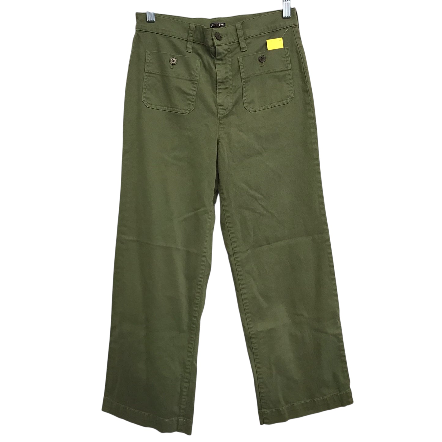 Pants Wide Leg By J. Crew In Green, Size:2