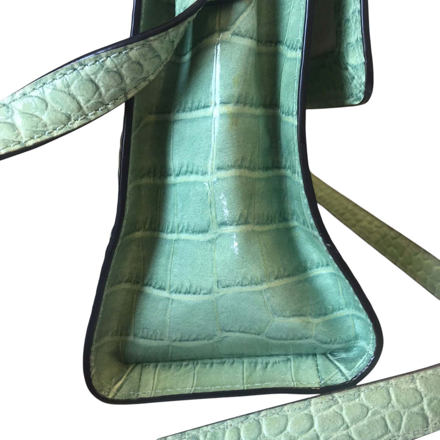 Handbag Designer By Kate Spade In Green, Size:Medium