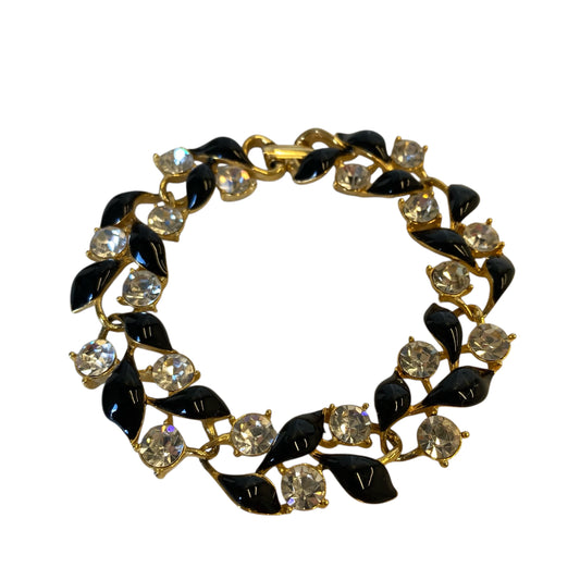 Bracelet Other In Black & Gold