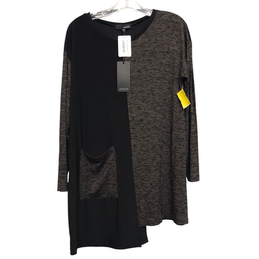 Top Ls By Sun Kim In Black & Gold, Size:M