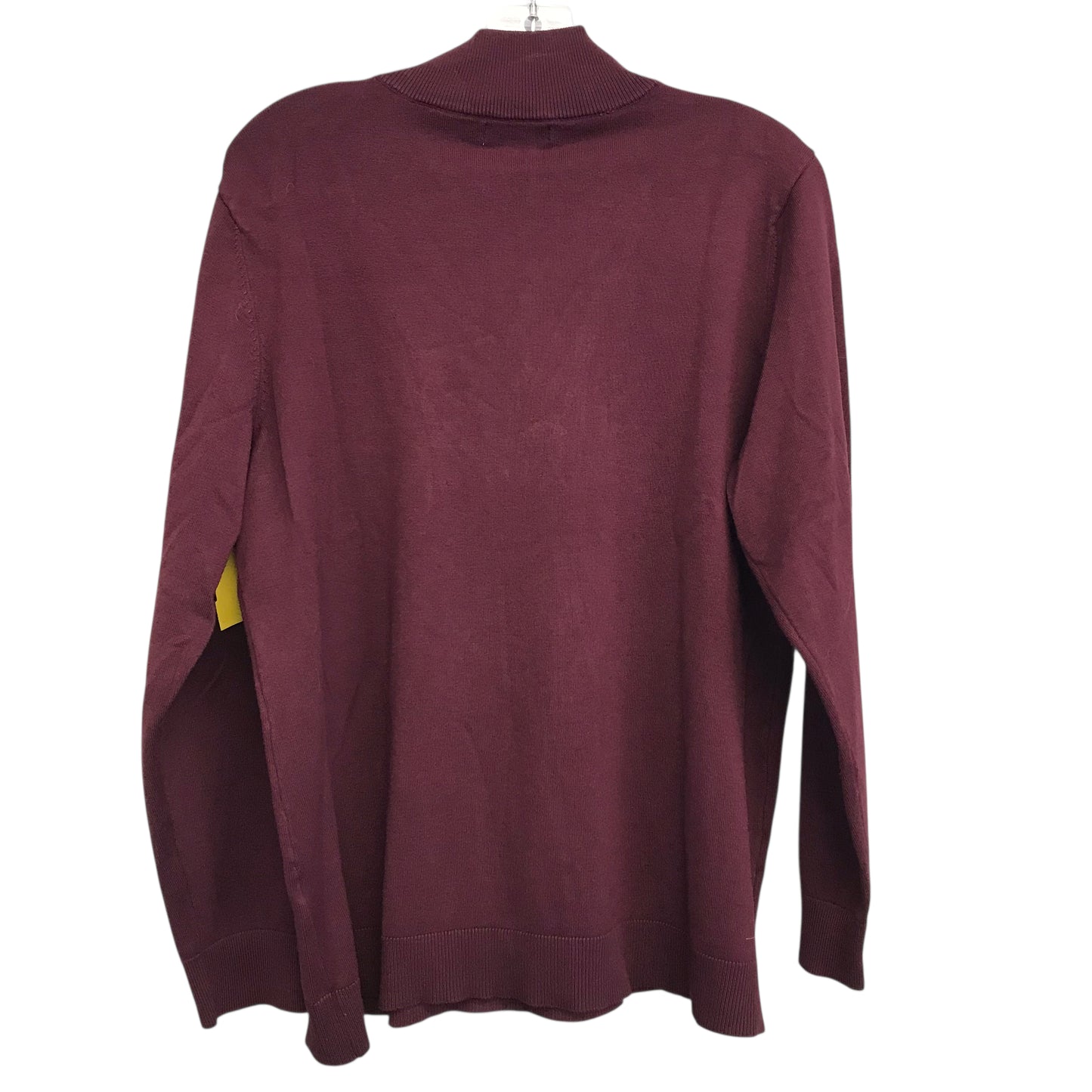 Sweater By Calvin Klein In Maroon, Size:Xl