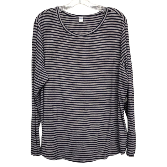 Top Ls By Old Navy In Striped Pattern, Size:1X