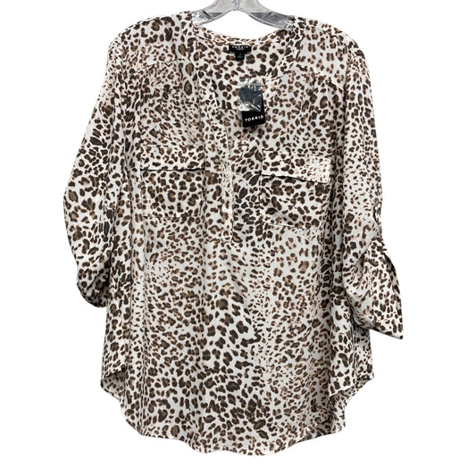 Top Ls By Torrid In Animal Print, Size:1X