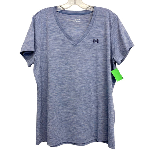 Athletic Top Ss By Under Armour In Blue, Size:Xl