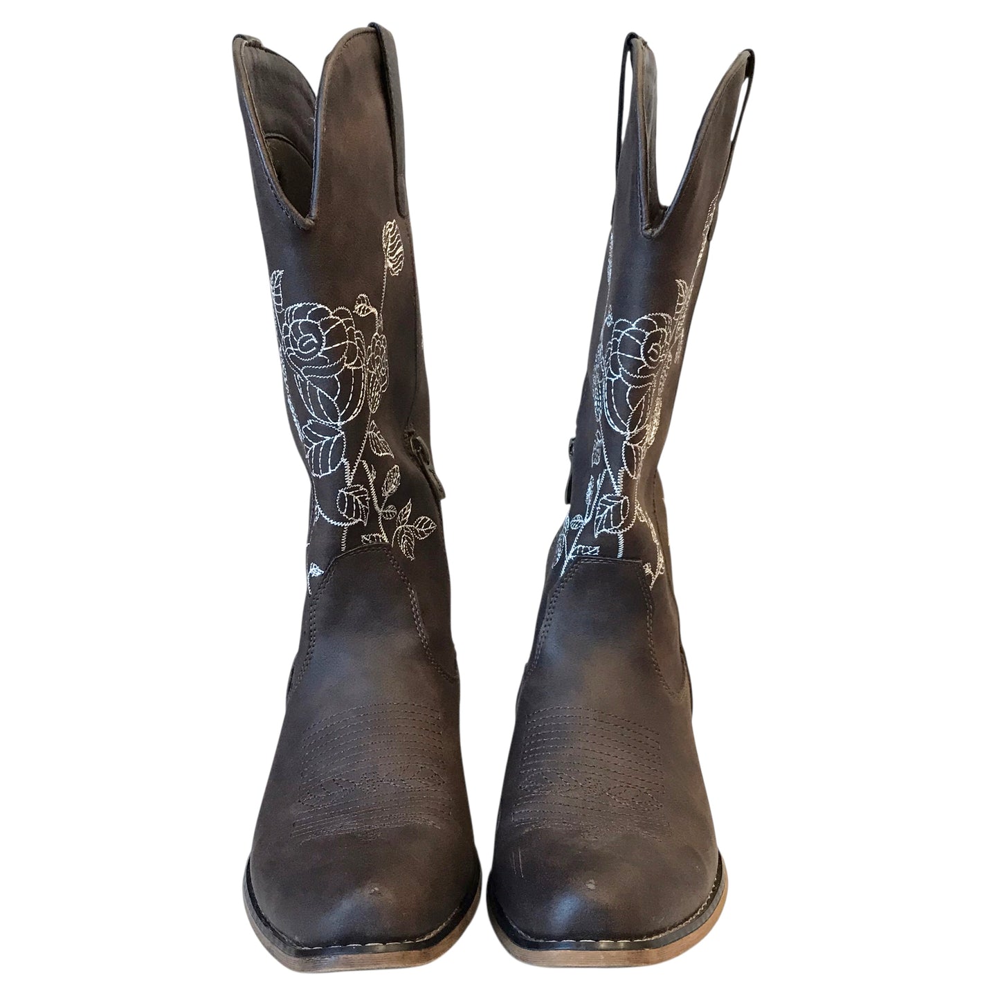 Boots Western By Jeossy Milan In Bronze, Size:8