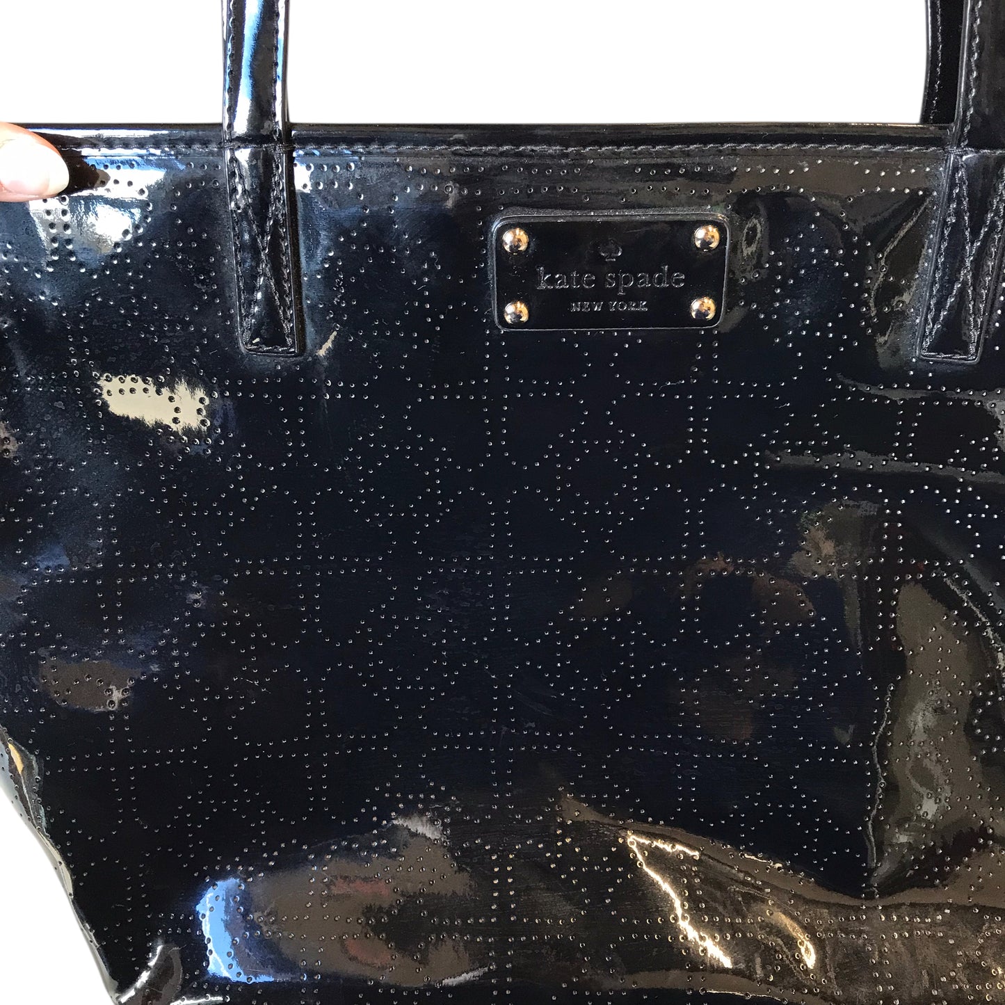 Handbag Designer By Kate Spade In Black, Size:Medium