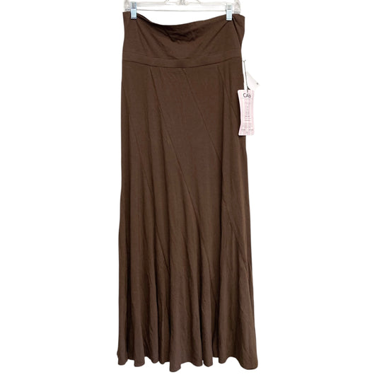 Skirt Maxi By Cabi In Brown, Size:M