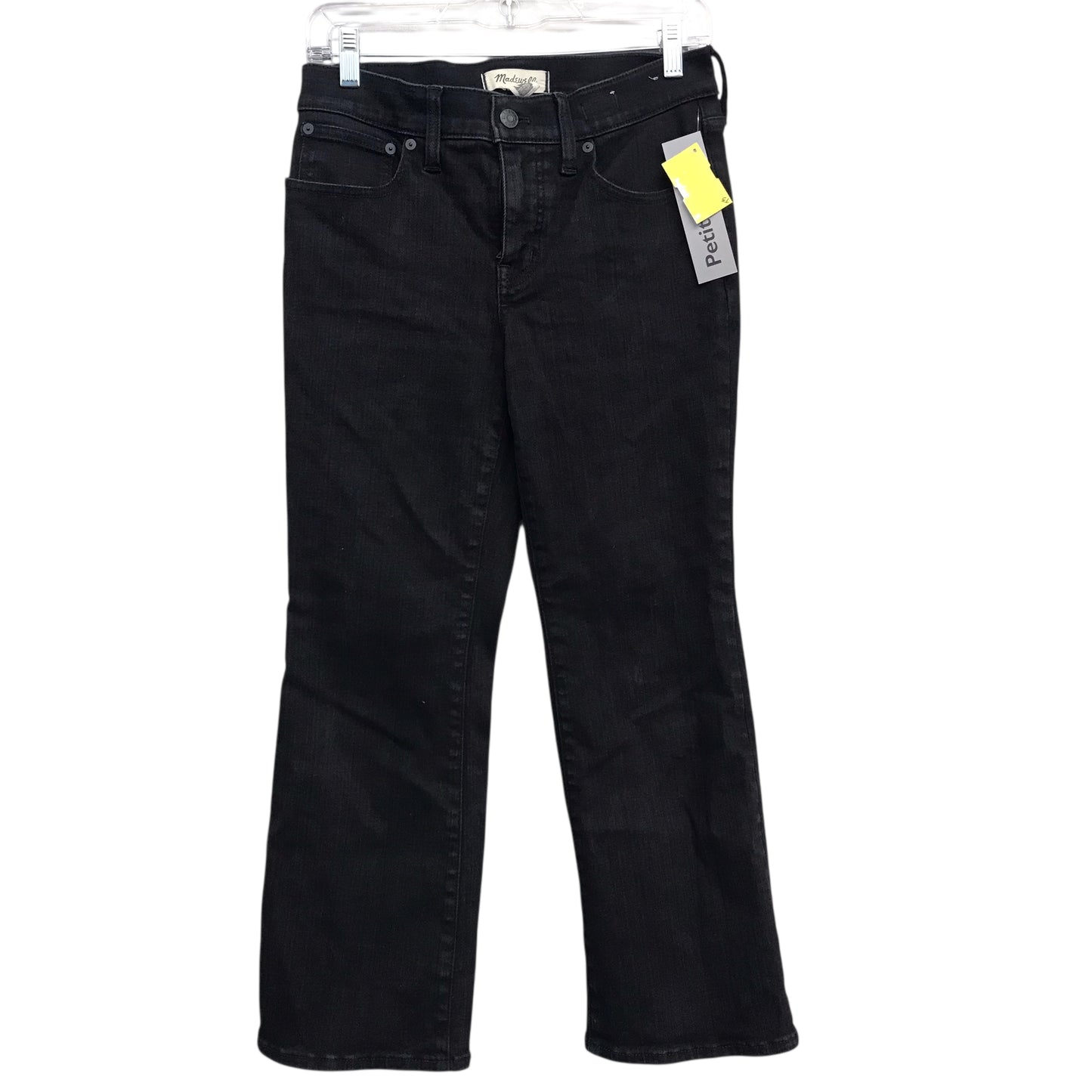 Jeans Flared By Madewell In Black Denim, Size:6P