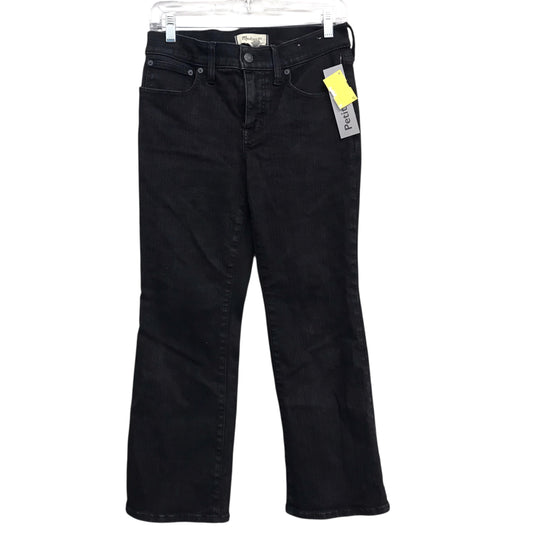 Jeans Flared By Madewell In Black Denim, Size:6P