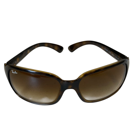 Sunglasses Designer By Ray Ban In Brown