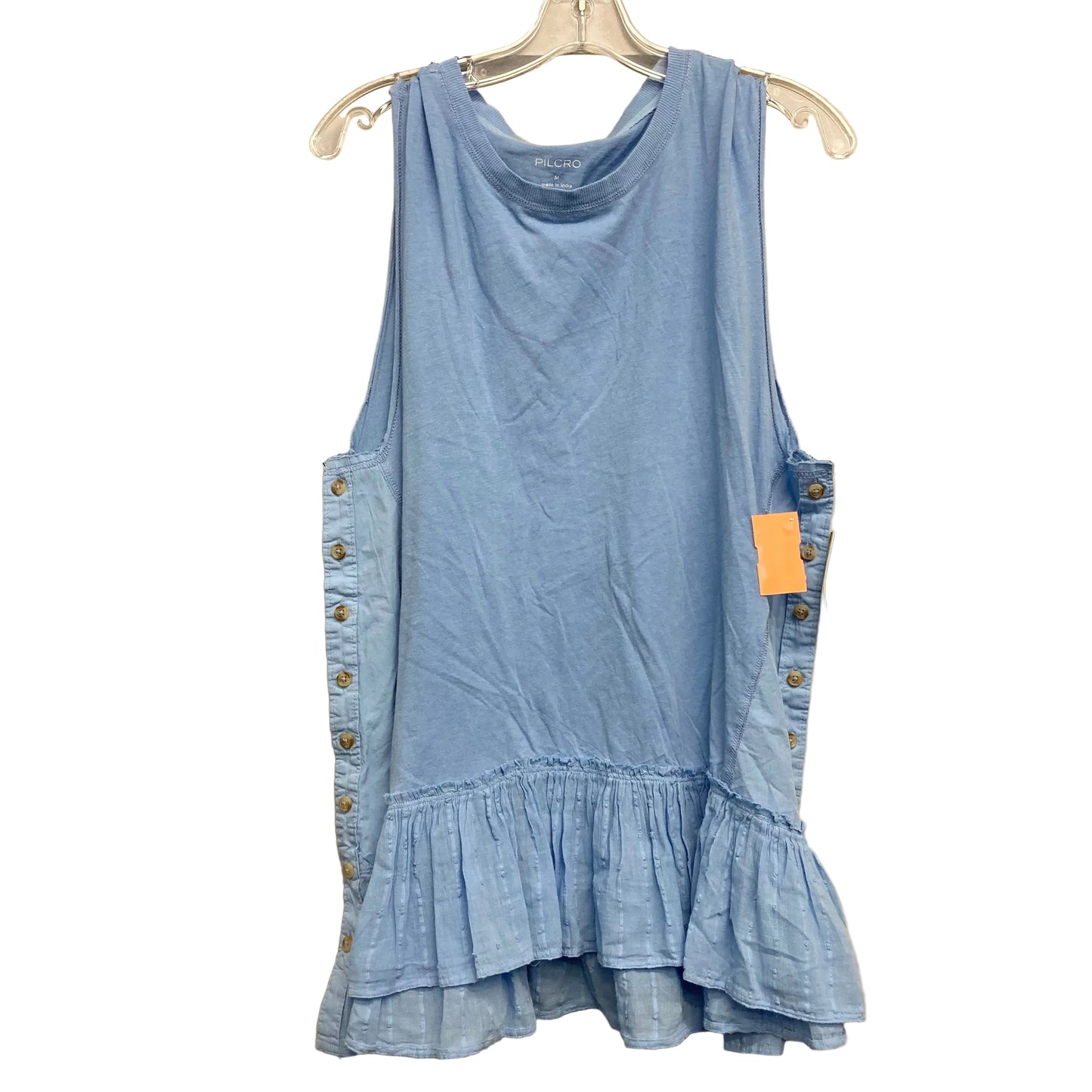 Top Sleeveless By Pilcro In Blue, Size:M