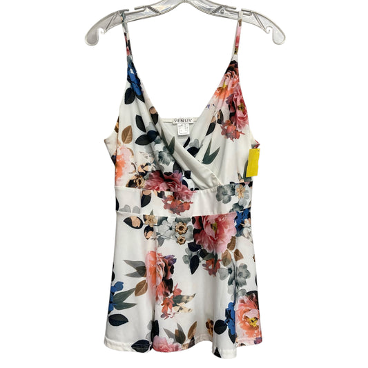 Top Sleeveless By Venus In Floral Print, Size:L