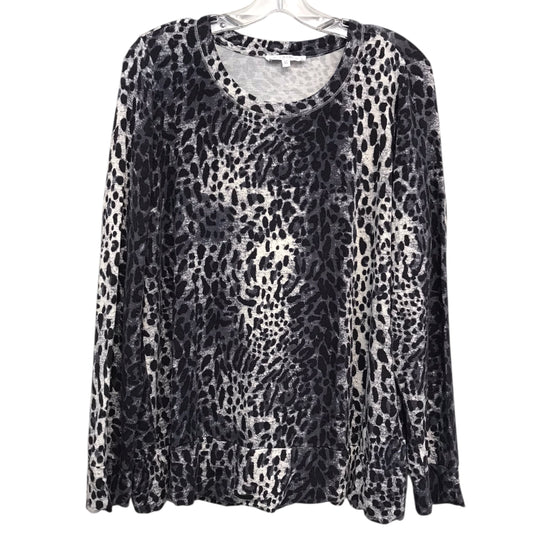 Top Ls By Workshop In Animal Print, Size:1X