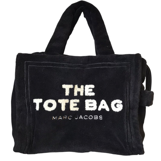 Handbag Luxury Designer By Marc Jacobs In Black & White, Size:Medium