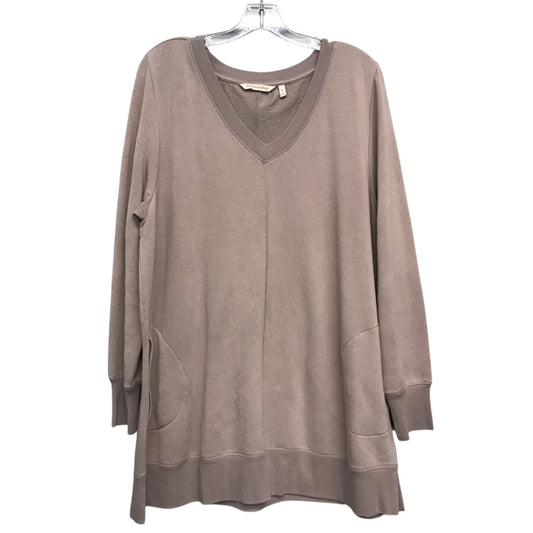 Top Ls By Soft Surroundings In Taupe, Size:Xl