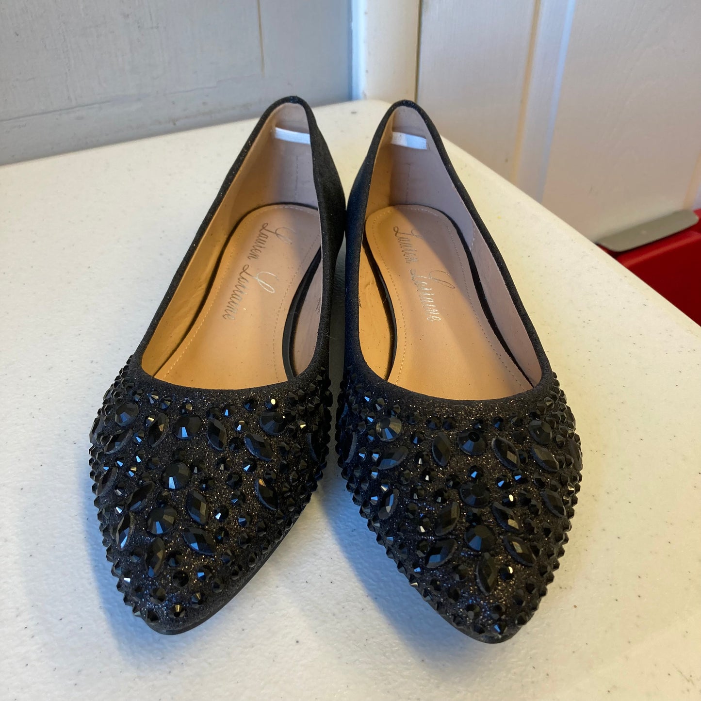 Shoes Flats By Lauren Lorraine In Black, Size:8.5