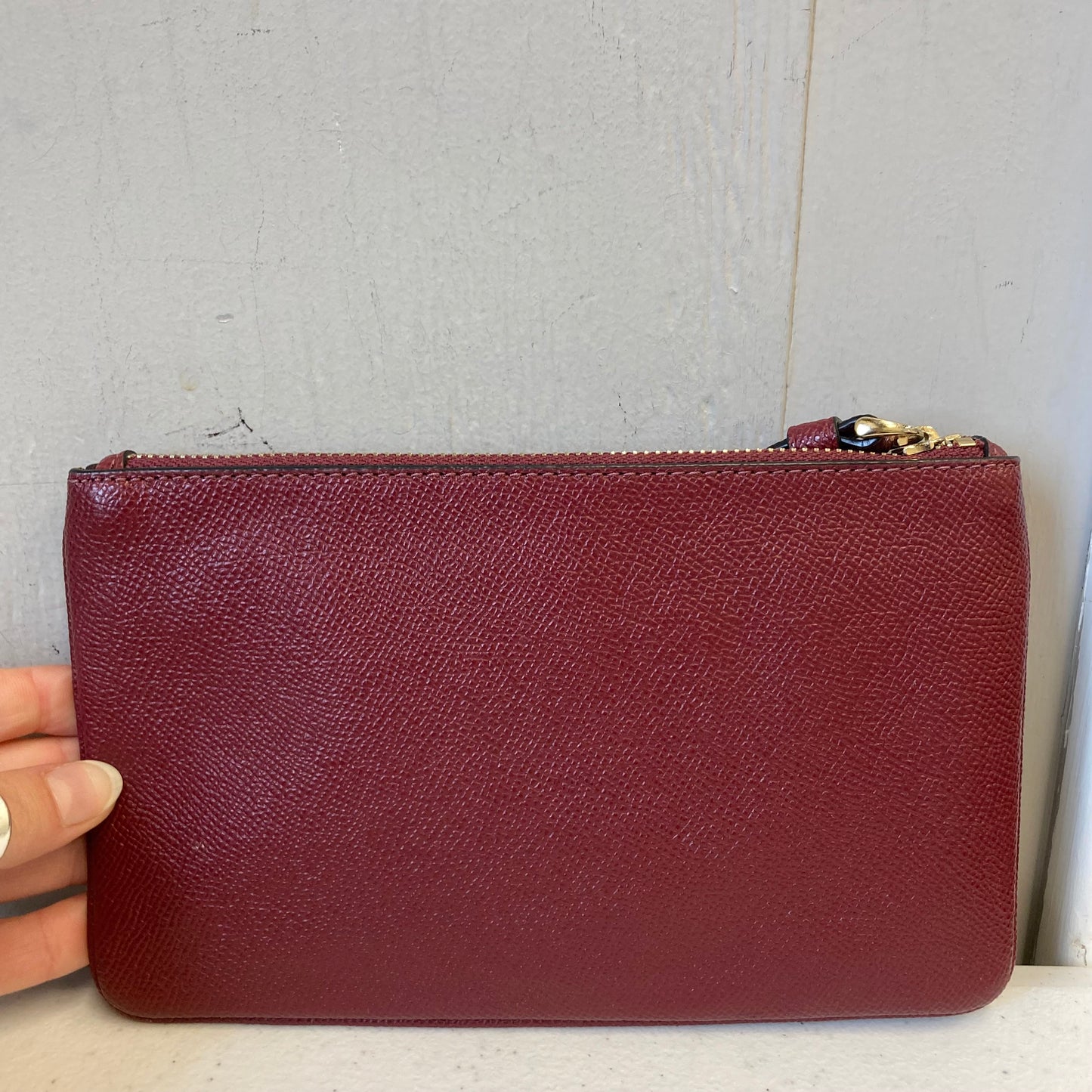 Wristlet Designer By Coach In Red, Size:Small