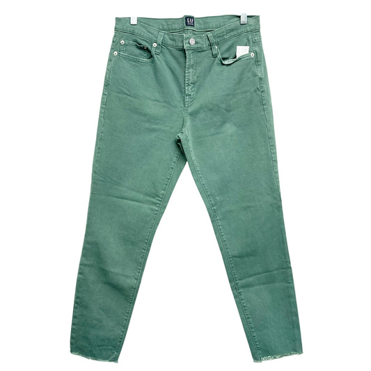 Jeans Straight By Gap In Green, Size:10