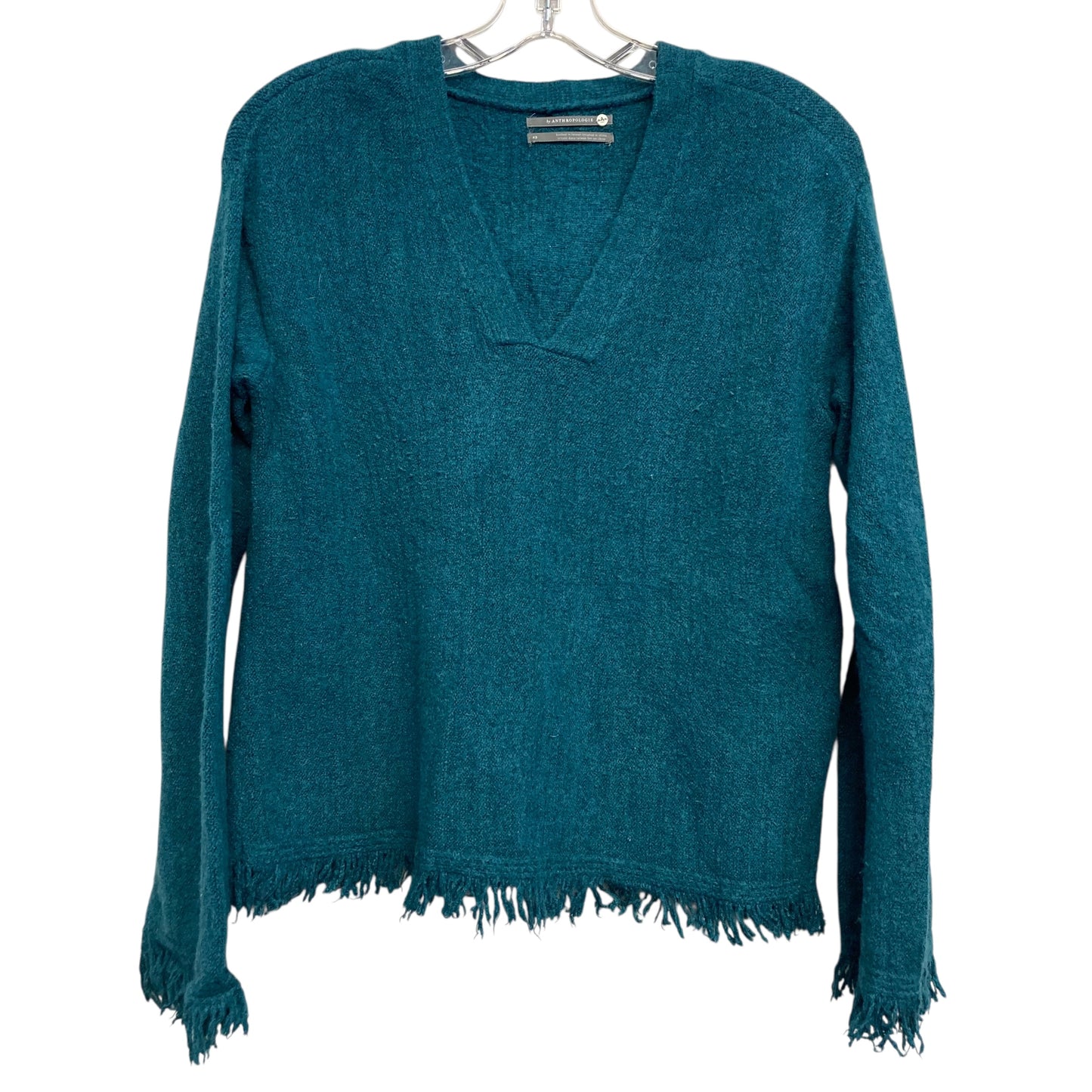 Sweater By Anthropologie In Teal, Size:Xs