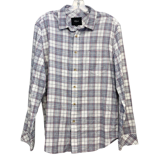 Top Ls By Rails In Plaid Pattern, Size:M
